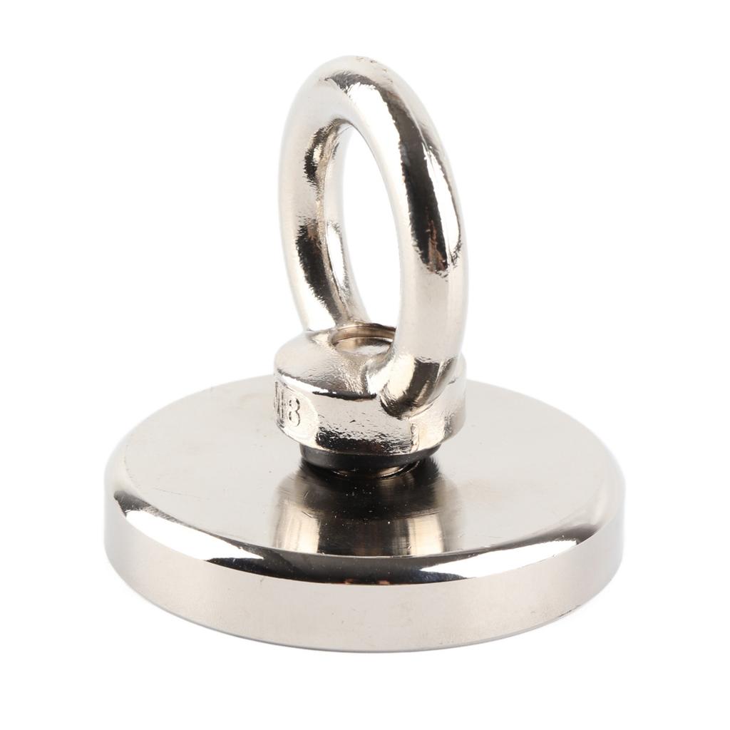 Angelmagnet Stark Magnetisch Edelstahloberfläche 165.3lb Zugkraft Magnet für Unterwasser