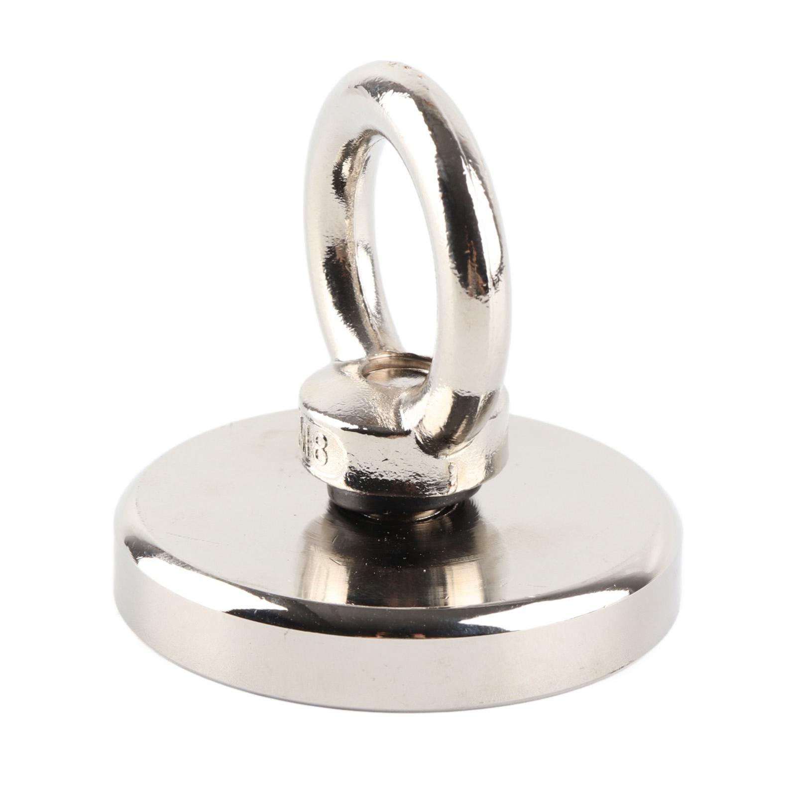 

Рыболовный магнит Сильный магнитный Поверхность из нержавеющей стали 165,3 фунта Сила притяжения Магнит для подводной ловли