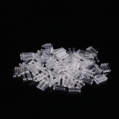 100Pcs Rimless Glasses Double Rubber Plug Lock Bushings Eyeglasses Plastic Double Bushing Pins Repair Eyewear Accessories