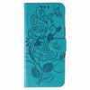 For Oppo Reno14 F 5G Case Wallet Stand Imprinted Rose Butterfly PU Leather Phone Cover