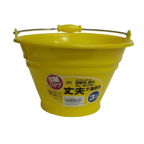 Himalaya Chemical Industry Co., Ltd. Multi-Purpose Bucket, Product Size (Approx.): 230 x H144mm, Capacity: 3L, Color Bucket, Type 3, YE HR02789