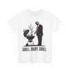 Grill Baby Grill Funny Trump Silhouette Shirt, 4th of July BBQ Lovers T-Shirt
