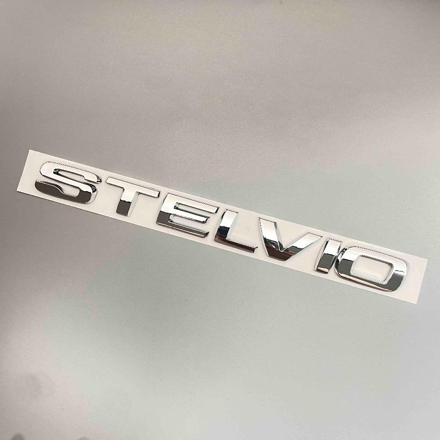 1 pièce Q4 Q2 GIULIA GIULIETTA STELVIO VELOCE Ti Badge Emblème Autocollants de Voiture pour Coffre Arrière Rénovation Étiquette de Coffre Logo Accessoires