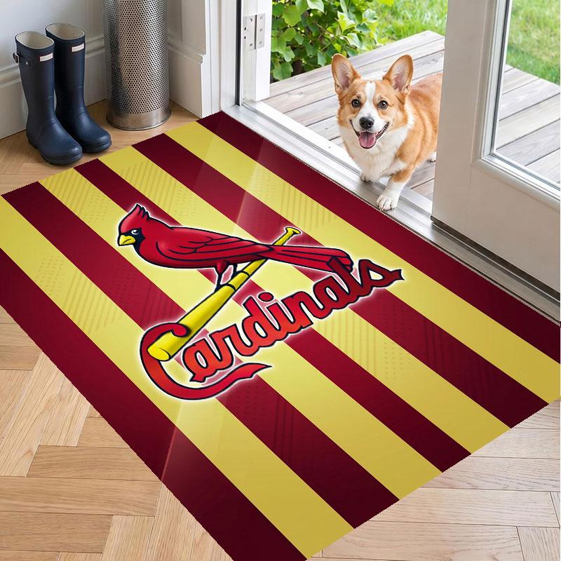 Soft Floor Carpet St. Louis Cardinals Pattern Area Rug Decorative Mat For Home Room Decoration