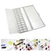 24 Grids Watercolor Pigment Box Foldable Paint Pigment Tray Watercolor Mixing Tray  Oil Paint