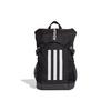 4Athlts Striped Print Sports Polyester Backpack Unisex Backpack Black FJ4441