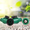 2-Way Garden Tap Water Splitter 3/4" Female Thread Garden Hose Y Type Watering Adjustable Switch Water Controller Valve