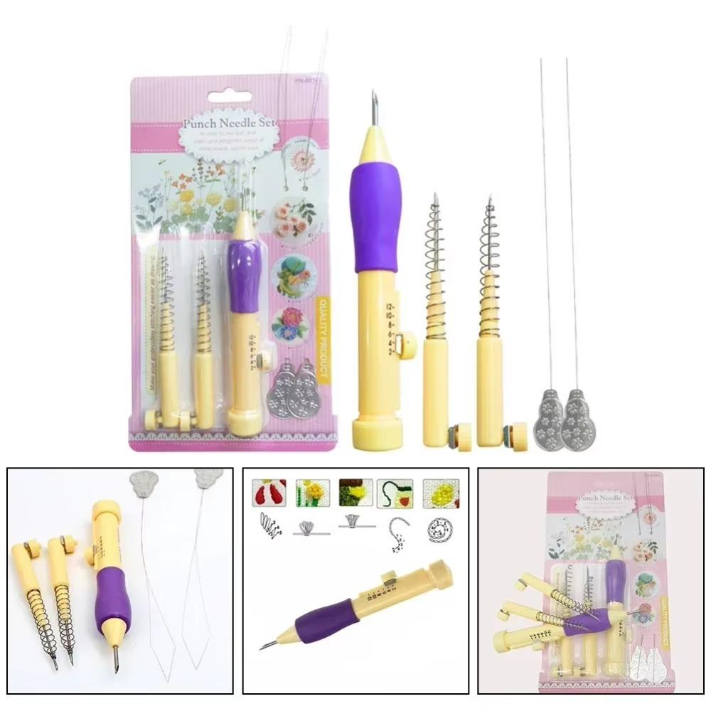 DIY Craft Embroidery Punch Needle Kit Embroidery Stitch Pen Sewing Accessories