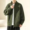 Men's Color Loose Fit Casual Blended Knit Top for Everyday Wear and Lounging