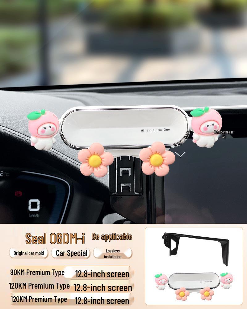 Compatible with BYD Seal 06dmi Mobile Phone Car Navigation Mount Display Screen Center Console Interior Decor.