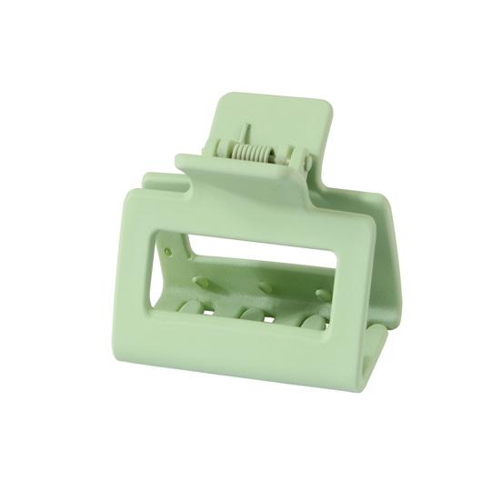 Women Hair Claw Hollow Out Solid Color with Teeth Anti-slip Strong Claw Hair-fixed Anti-break Frosted Oblong Shape Lady Hair Grip Hair Accessories