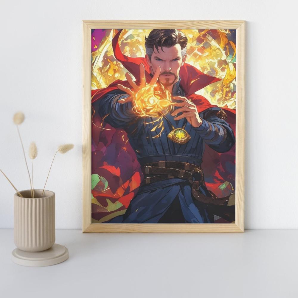 Malowanie Po Numerach Z Ramą Obrazy Do Malowania Marvel Dr.strange 40X50 Cm