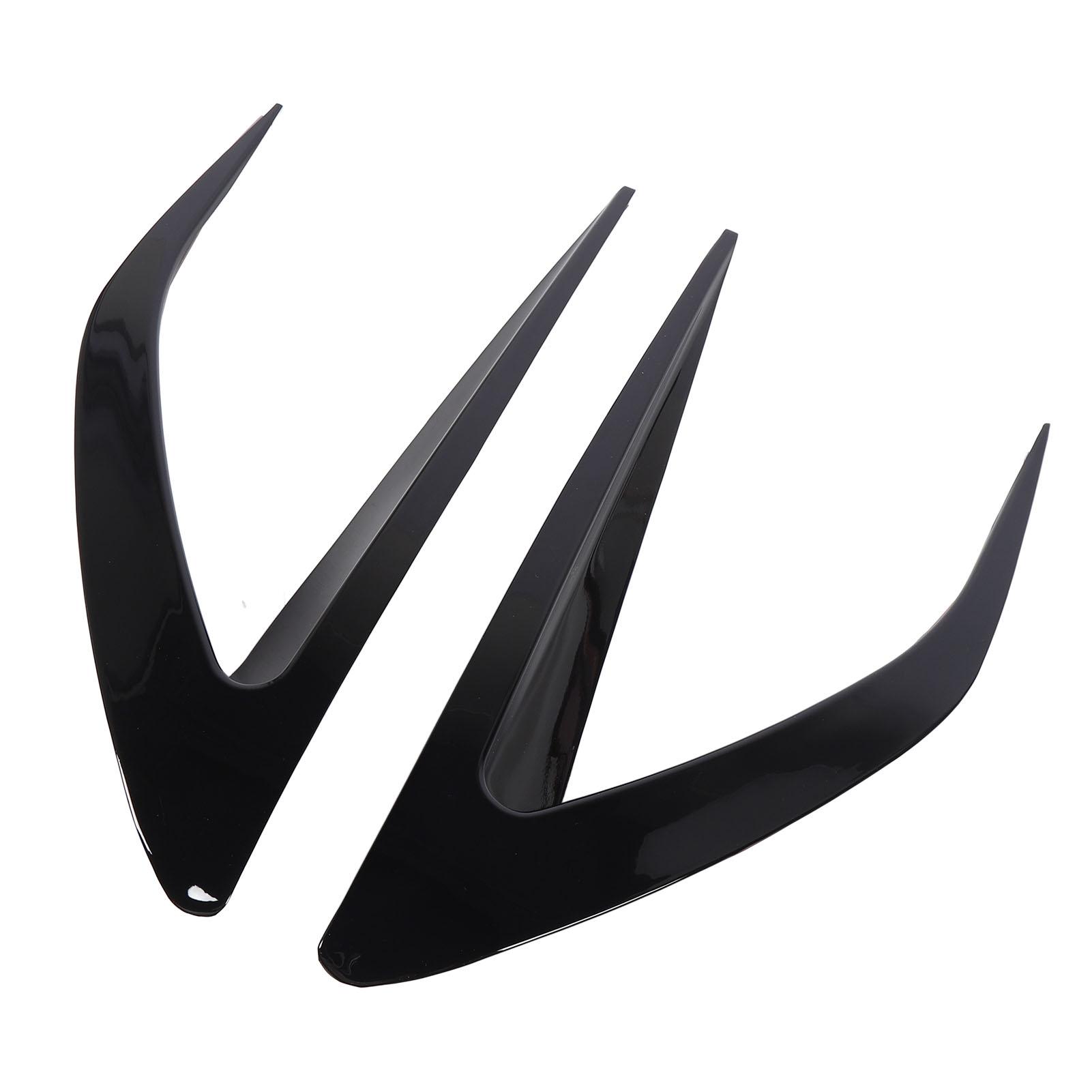 

1 пара Автомобильный передний сплиттер воздухозаборника Улучшенная аэродинамика Улучшенная прижимная сила Стильный вид