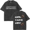 Tate Mcrae So Close To What Miss Possessive Vintage Washed T Shirts Men Women Fashion Casual Cotton Tshirts Streetwear Unisex