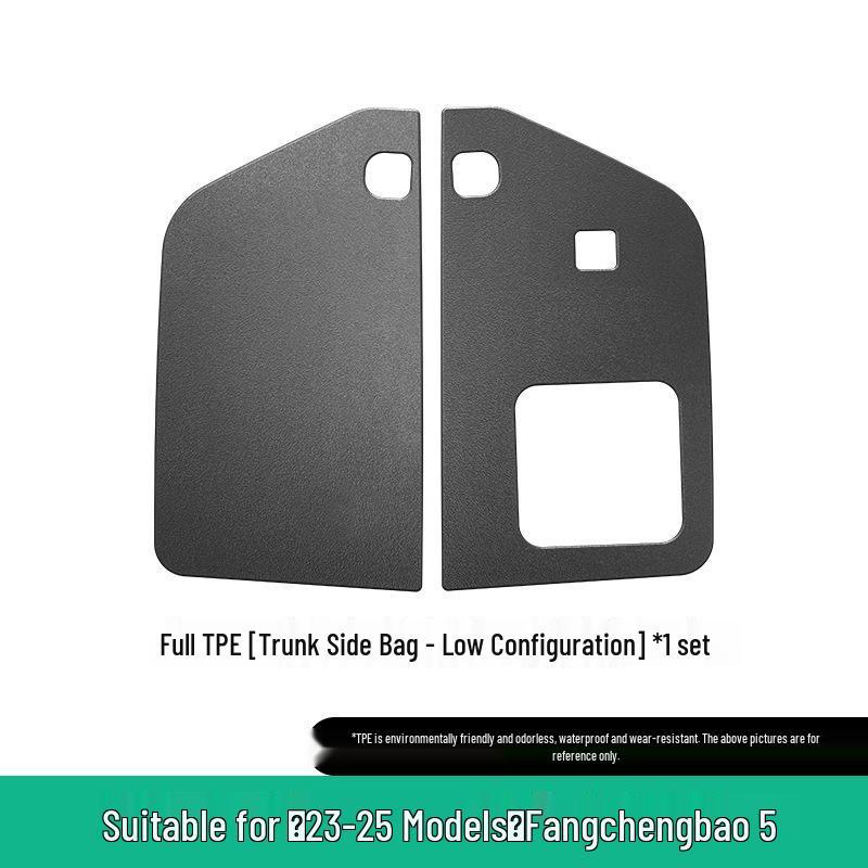 Eco-Friendly TPE Floor, Trunk, and Seat Back Mats for 2023-2025 Fangchengbao 5 Models