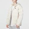 Adidas Einfarbige Daunenjacke mit Kapuze und Logo-Print für Herren Oberbekleidung Weiß HG4886