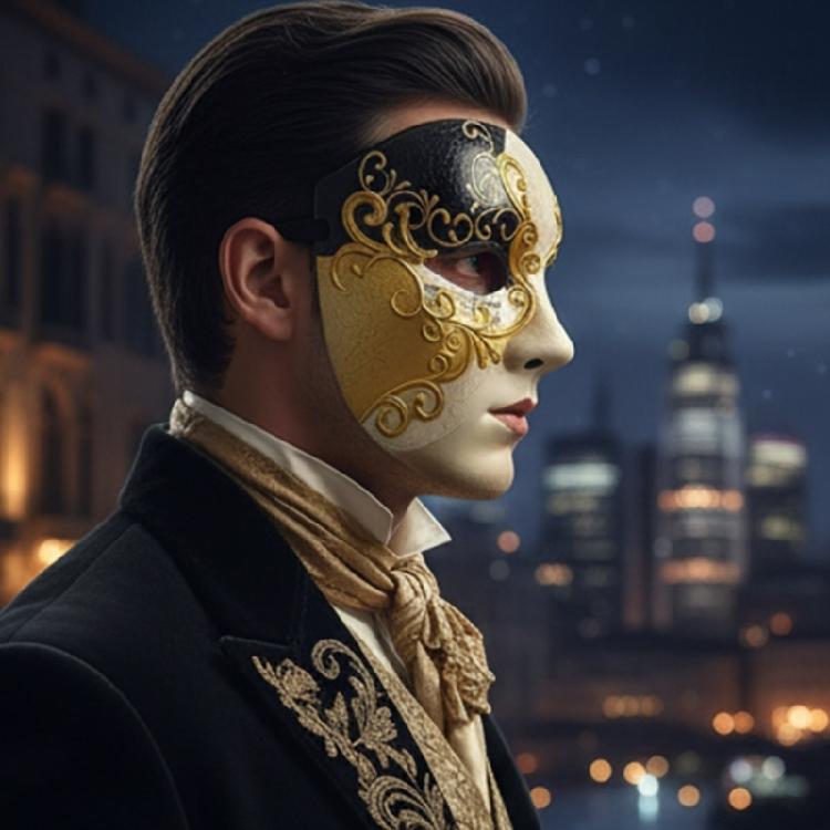 Masquerade Masks Venetians Party Mask Mardi Gras Mask with Adjustable Straps for Women Men Carnivals Prom Mask Gift