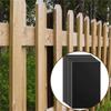 8Pcs Fence Post Protections Sleeves Waterproof and Rot Resistant Suitable for 3-5inch Round and 3-4inch Square Posts