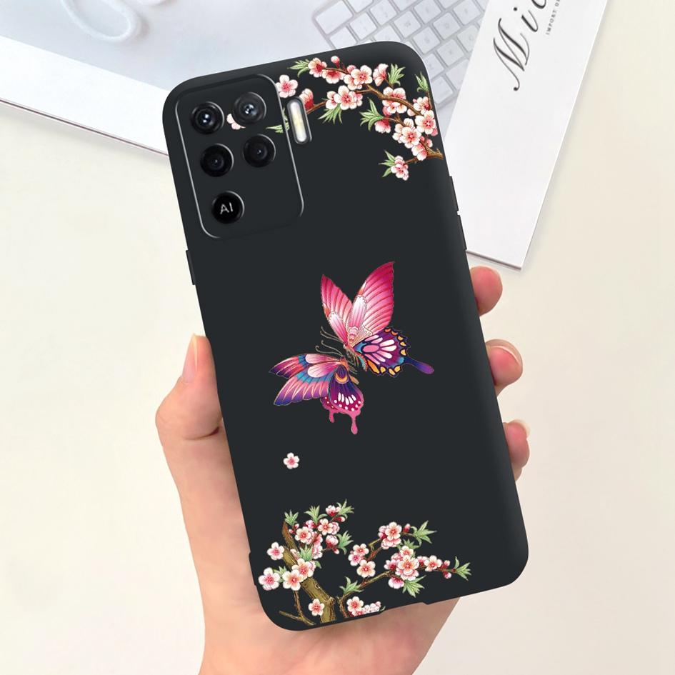 For OPPO Reno 5 5G Reno5 Pro Case CPH2201 Cute Painted Soft Silicone Covers Phone Cases For OPPO Reno 5 Pro Reno5 Lite 5Z Fundas