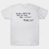 Men Black Print T-shirt You Miss 100% Of The Shots You Don'T Take (Variant) No-Cut Transfer Paper Print Cotton Tshirt