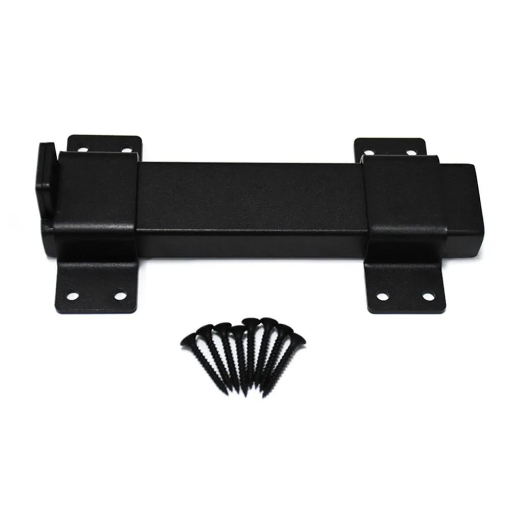7.5 Inch Sliding Gate Latch Matte Finish Metal For Garden Fences Farm Sheds Barn Doors And Wooden Exterior Doors