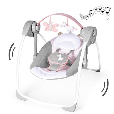 INGENUITY Baby Bouncer Electric Swing Foldable - Flora - Arch, Baby Gift, Swing Settings, Timer