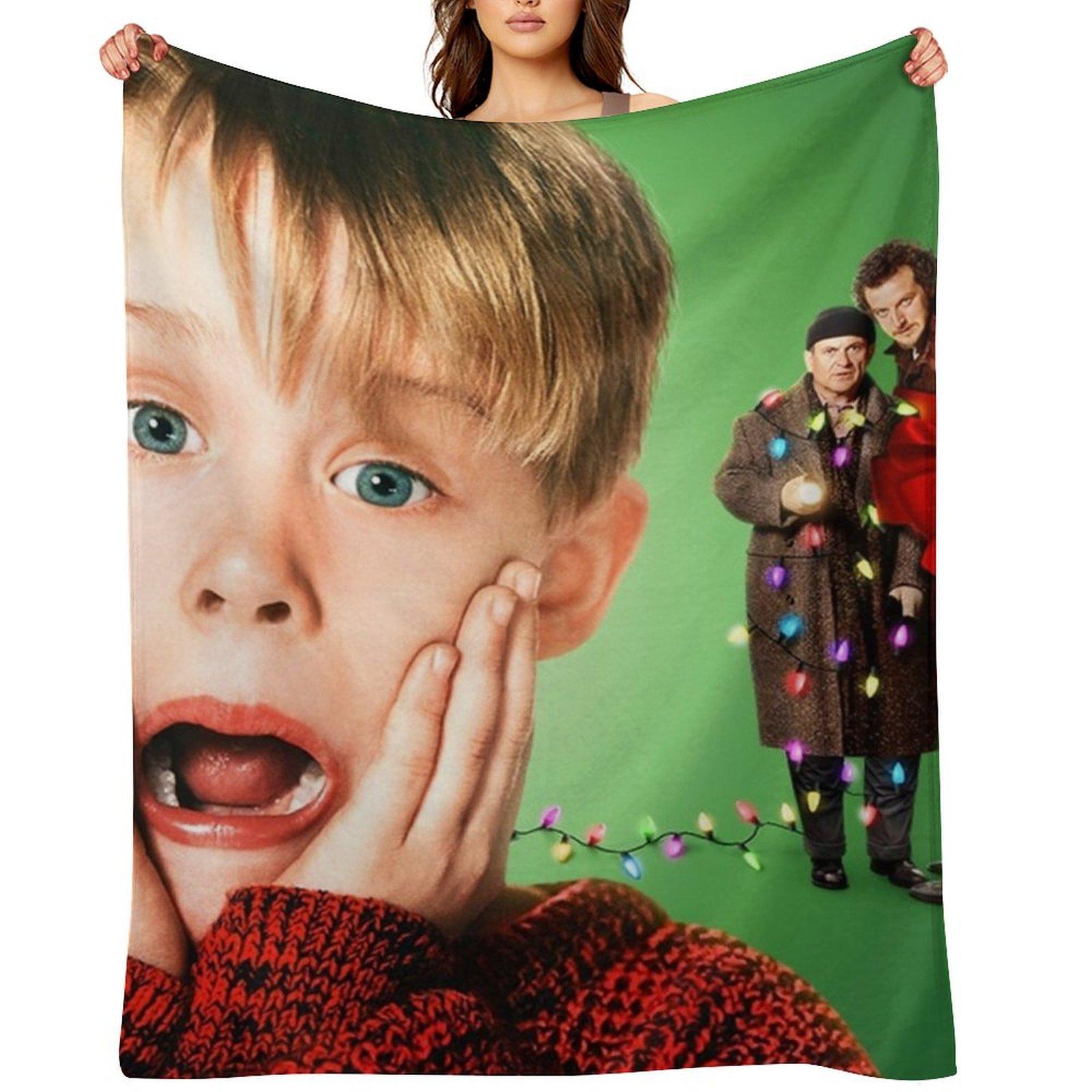 

alone christmas 2021 kokbisa Throw Blanket Kid S Winter beds Thin warm winter Blankets 30x40in