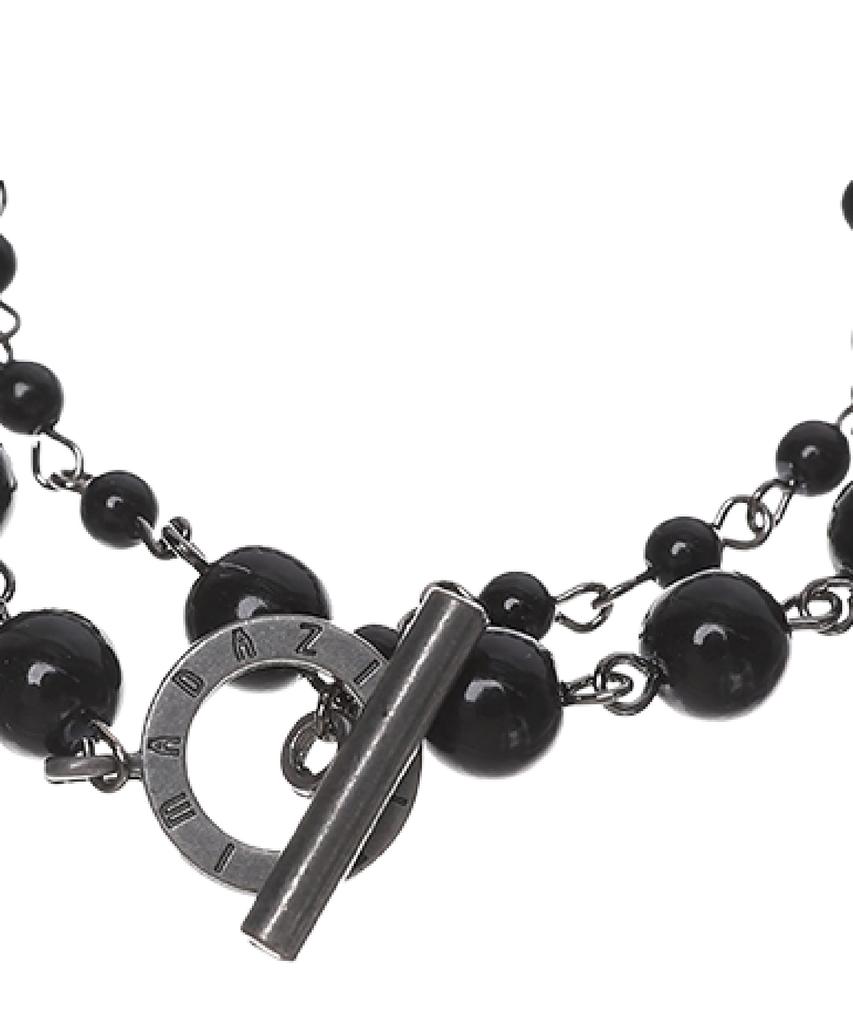 Pimadaziwin Black Chain Pearl Bracelet