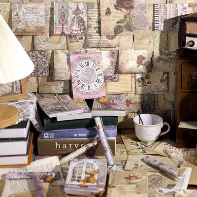 Rose Thema Journal Deko: Unravel a Rose Serie Materialpapier, 100 Blatt