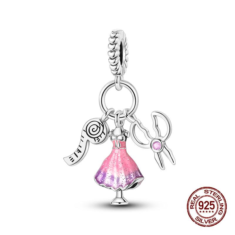 Charm Copper Fit Pandachoriginal Charms Bracelet Tailor Sewing Machine Pendant Beads Diy Jewelry Giftnew