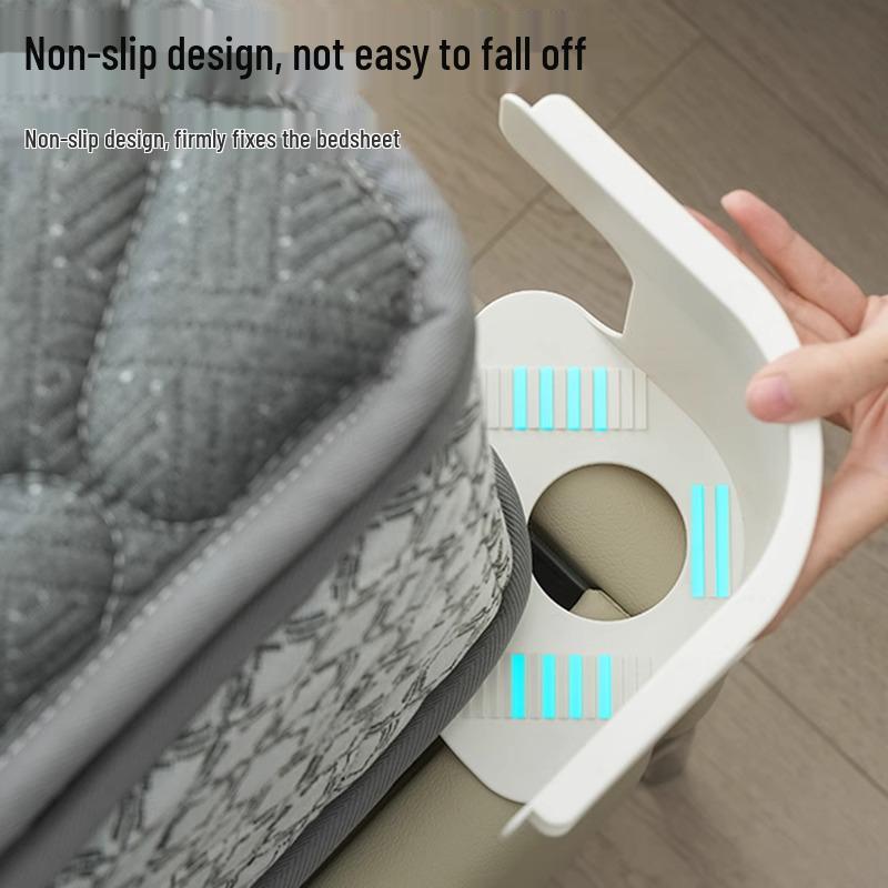 Protiskluzové upevňovače prostěradel, klipy bez jehel, neviditelné přezky, stabilizátory přikrývky a napínacích prostěradel