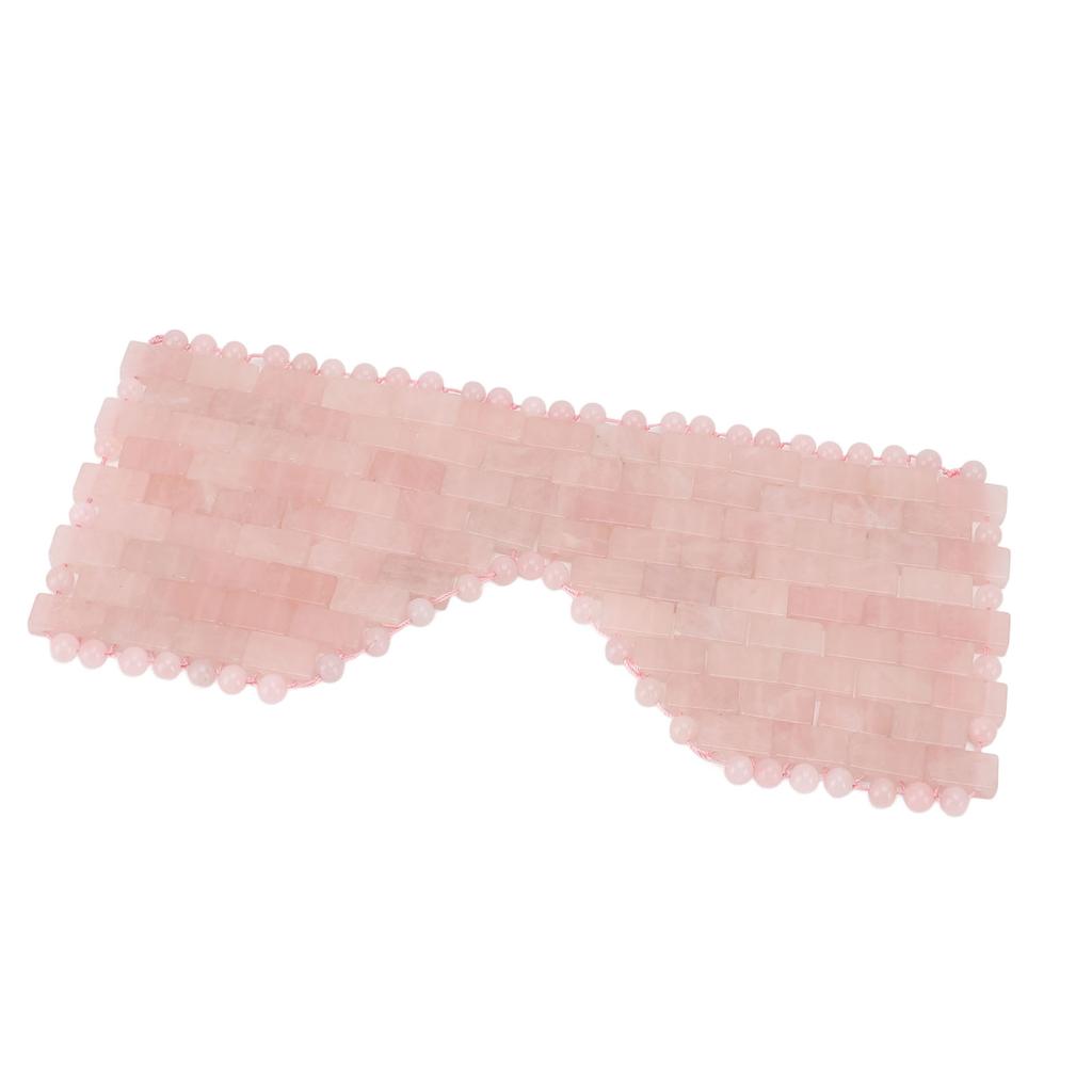 Pink Stone Eye Cover Comfortable SPA Cooling Polishing Eye Cover for Home and SPA Centers