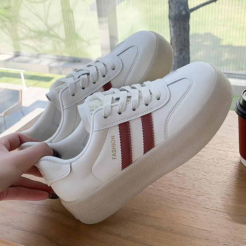 Breathable Thick-soled Little White Women's Shoes Spring New Versatile Women's Casual Sports Board Shoes