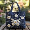 3D New Women's Cat Print Handbag Shoulder Bag Canvas Bag