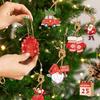 Christmas Ornament Decoration Tree Hanging 24-piece Set Santa Claus Miscellaneous Items Interior Stylish Atmosphere Party Supplies