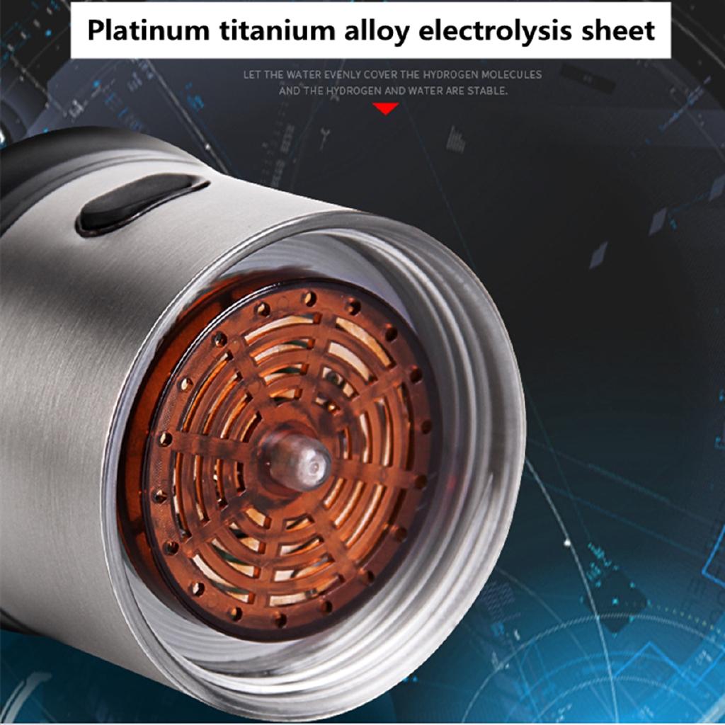 700~1000PPB Hydrogen Portable USB Charging Water Bottle Cup Quick Electrolysis DC-5V New