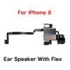 Microphone ProblemSolution For iPhone X XR XS Max Ear Speaker Charging Dock  Power Button Flex Cable Replacement