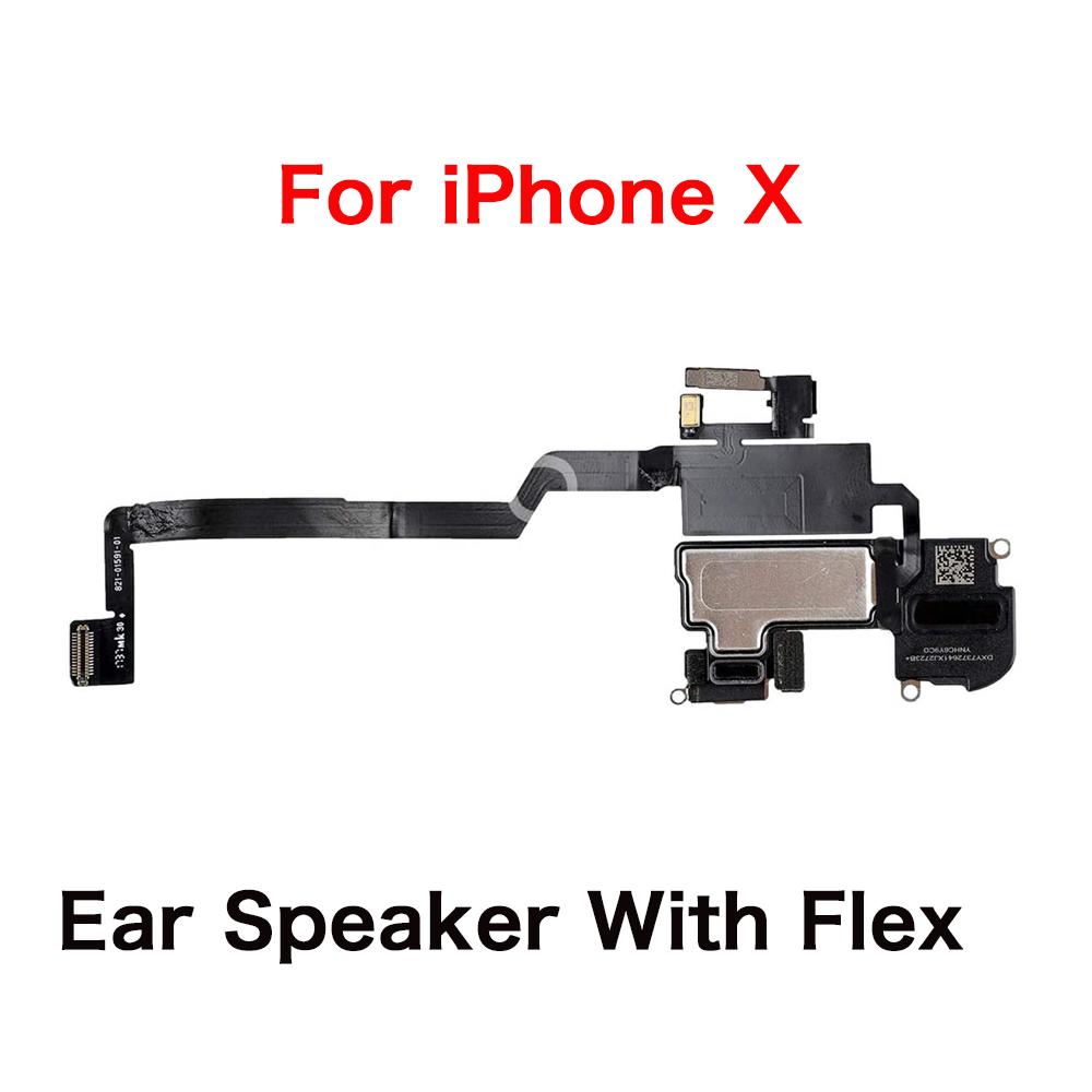 Microphone ProblemSolution For iPhone X XR XS Max Ear Speaker Charging Dock Power Button Flex Cable Replacement