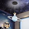 European-style New LED Acrylic Planet Chandelier Hanging Chandelier in Living Room Dining Room Children's Room