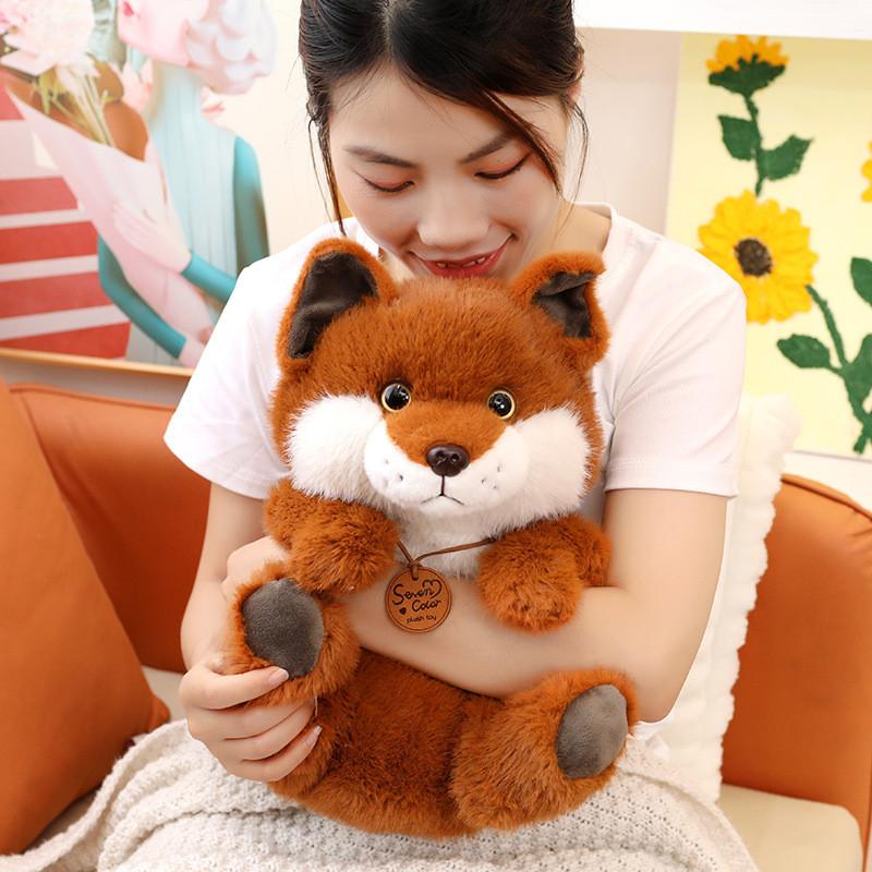 Toy Fox Plush Cartoon Animal Stuffed Toy Home Bedroom Decoration Gifts Kids