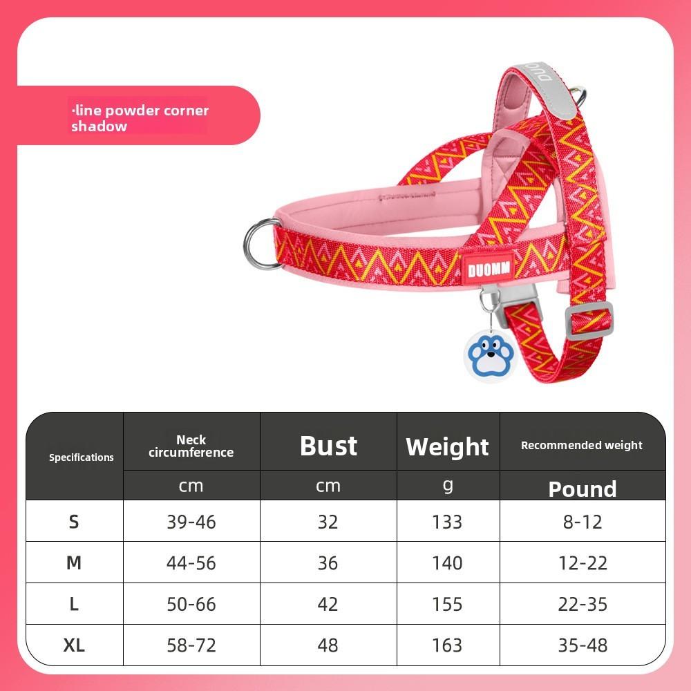 Pet Harness For Small Dogs With Durable Nylon Material For Bichon And Teddy Walks