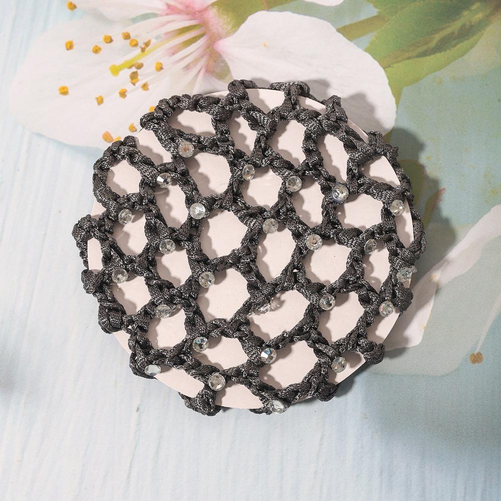 Breathable Mesh Girls Elastic Hair Net Hair Bands Ballet Hair Net Sweet Bun Cover Snood Women