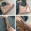 Fashion Bow Design Women's Shoulder Hobos Bags Casual Soft Pu Ladies Backpack Handbags Simple Solid Color Girls Underarm Tote