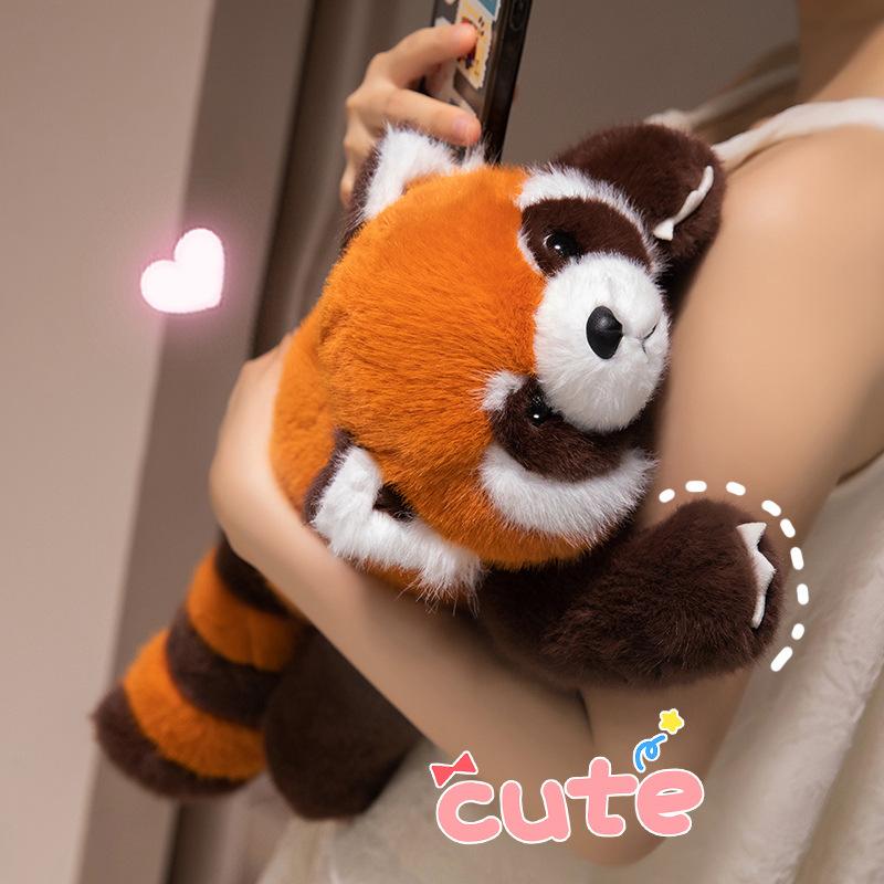Little Raccoon Doll, Little Panda Plush Toy, Raccoon Doll, Children's Sleeping Doll Birthday Gift
