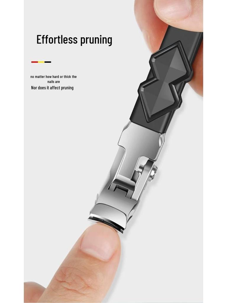 2024 Stainless Steel Curved Nail Clipper Set - Ingrown Nail Corrective, Anti-slip Design