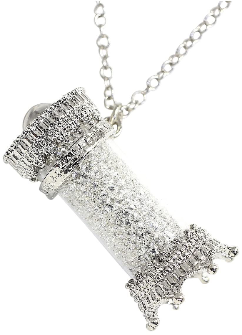 

Cherish Kaleidoscope Teleidoscope Mini Pendant Crystal Silver Color Made in Japan KSO-9902S Gift Wrapped