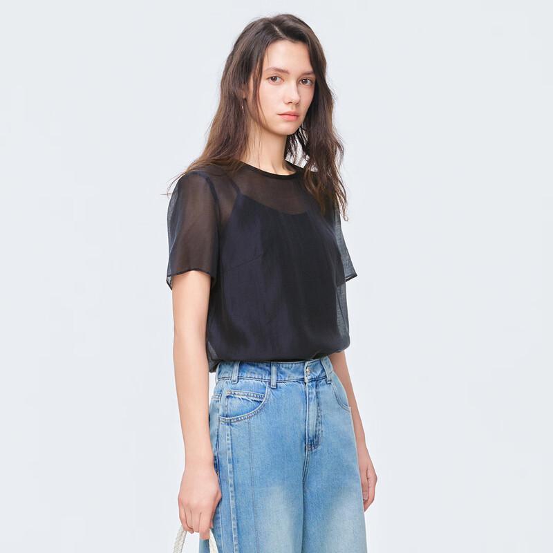 

Women s Lightweight Lyocell Short-Sleeve Shirt S