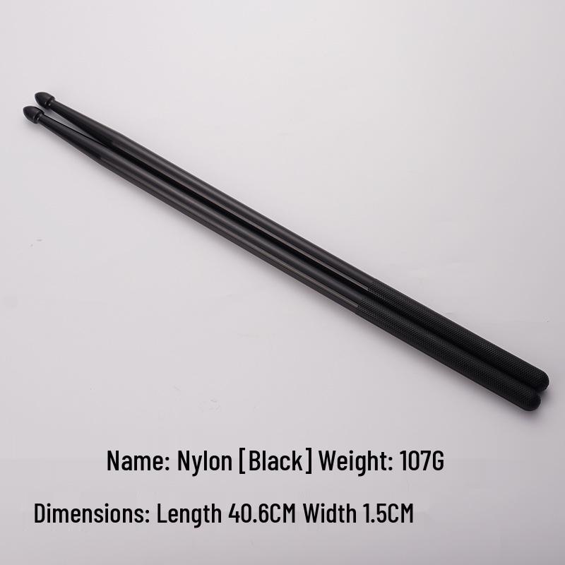 Luminous Colored Maple Wood Drumsticks with Nylon Tips - Beginner Model