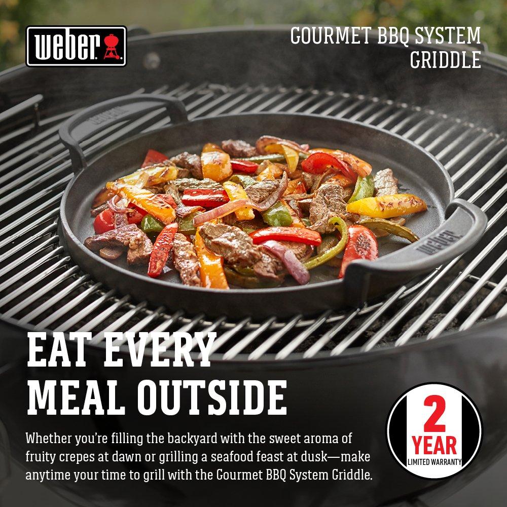 Weber GBS Grillplatte, BBQ-Kochfeld, Gourmet-Eisen-BBQ-System, 30,5 cm (Offizielles japanisches Produkt) 7421
