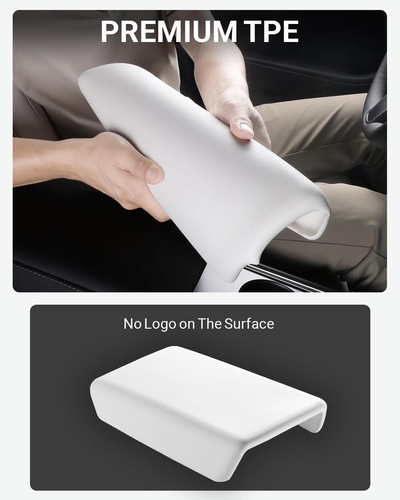 Car Center Console Cover Center Console Arm Rest Lid Central Armrest Box for Tesla Model 3/Y 2019-2025/Model 3 Highland 2025